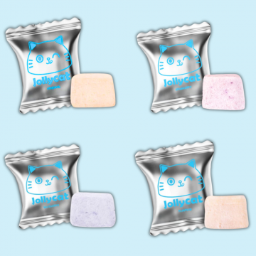 Jollycat Treat Freeze Dried Yogurt Cubes 20pcs Assorted Flavors